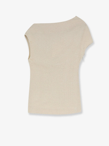 Toteme Organic cotton top - Ecru