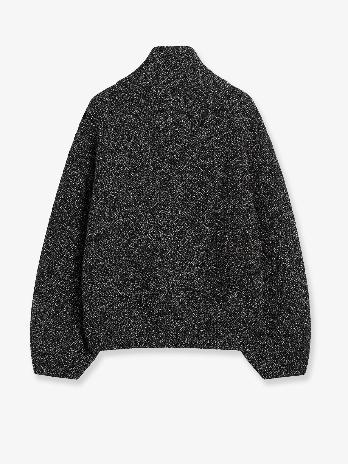 Toteme Double-breasted wool cardigan - Black/White