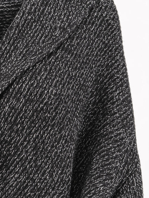 Toteme Double-breasted wool cardigan - Black/White