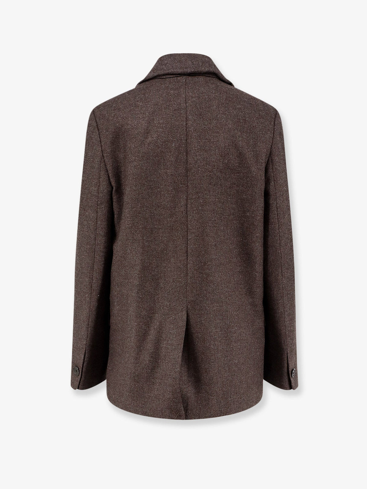 Toteme Scarf Lapel viscose and wool blazer - Taupe Melange