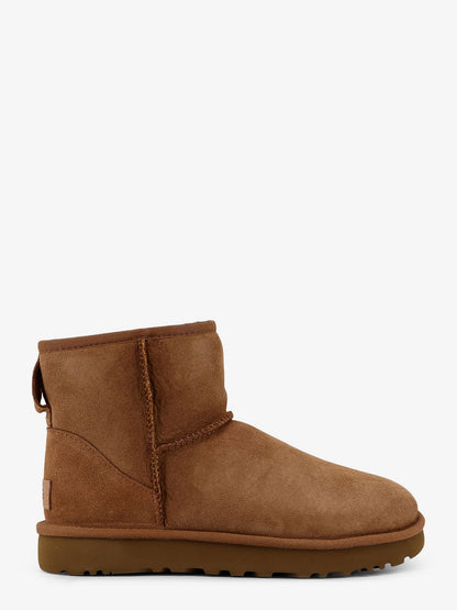 Ugg Classic Mini II Suede Ankle Boots - Chestnut