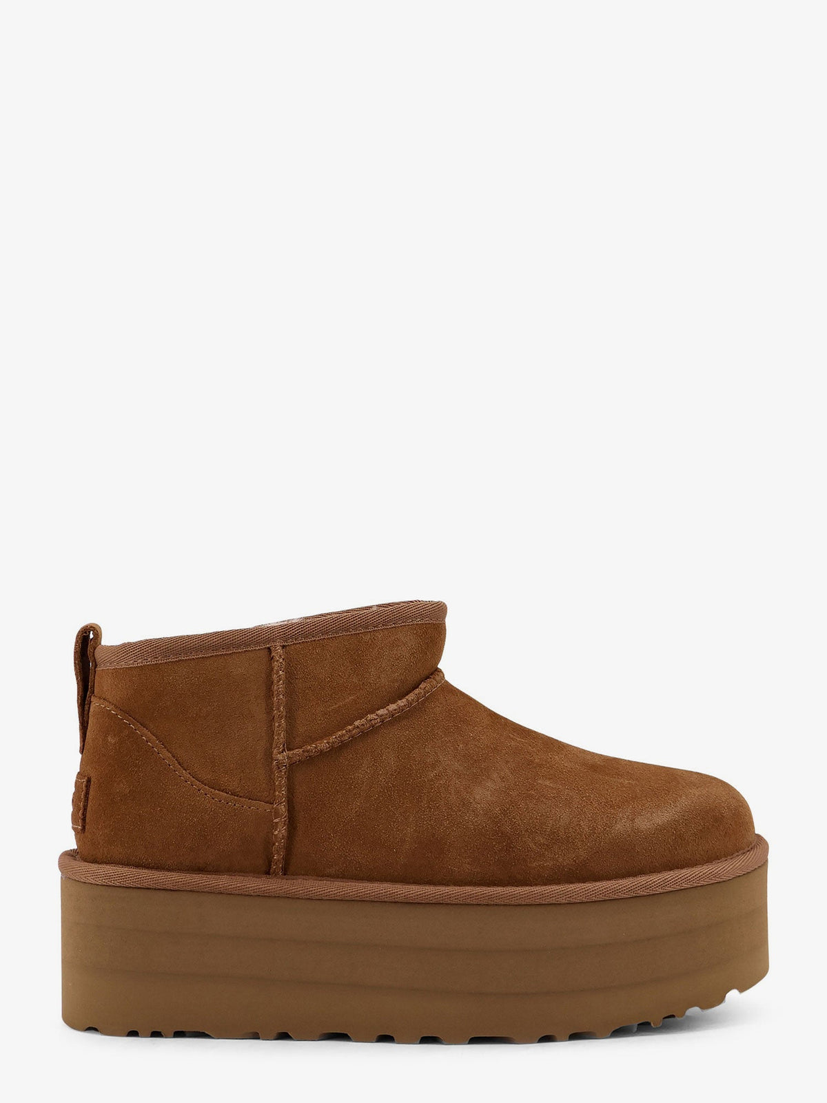 Ugg Classic Ultra Mini Platform suede ankle boots - Sand