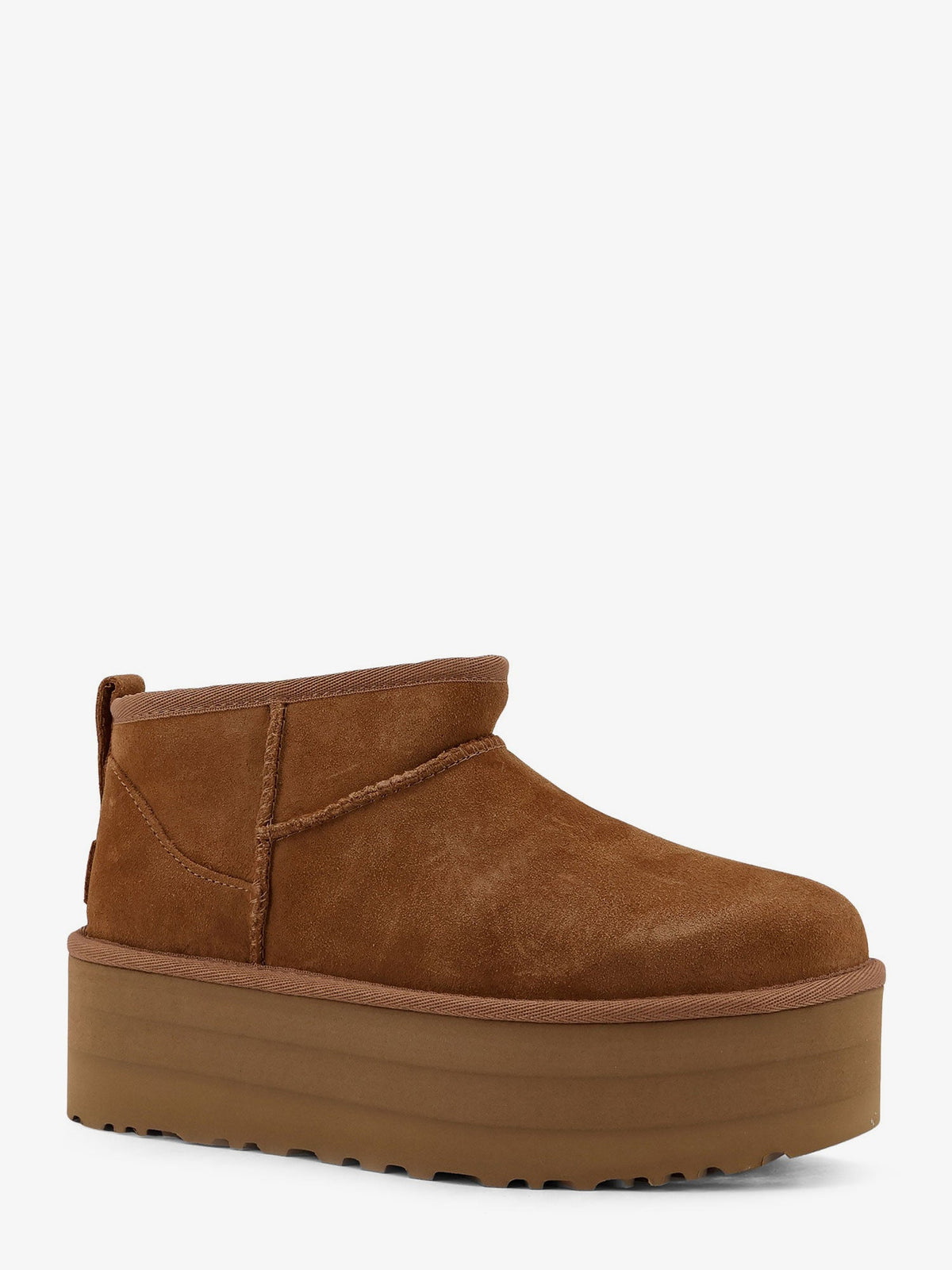 Ugg Classic Ultra Mini Platform suede ankle boots - Sand