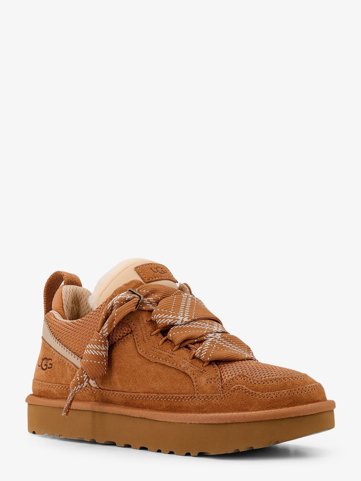 Ugg W Lowmel sneakers in nylon and suede - Chestnut