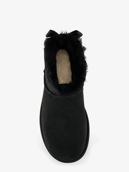 UGG - Ultra mini Bailey Bow suede ankle boot
