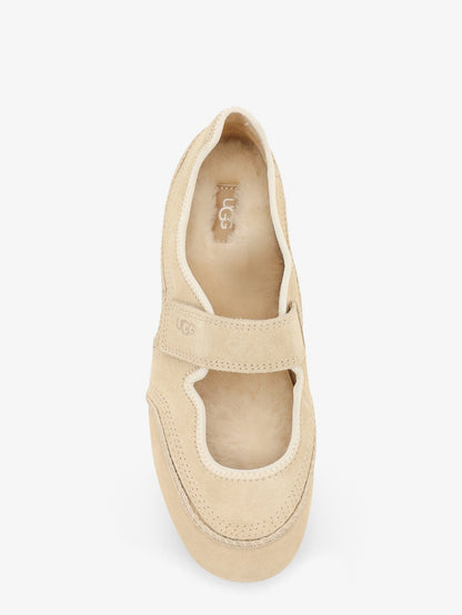 Ugg Quill Mary suede sneakers with engraved logo on the side