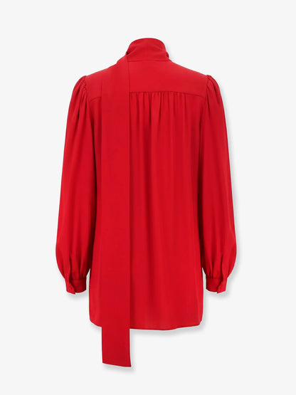 VALENTINO - Silk shirt with bow