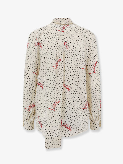 VALENTINO - Bollicine Plusdepois Crepe De Chine Shirt