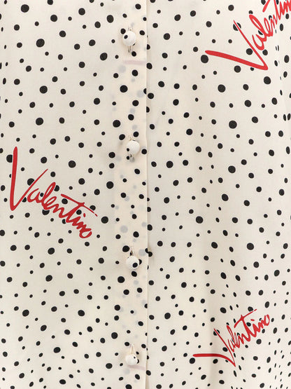 VALENTINO - Bollicine Plusdepois Crepe De Chine Shirt