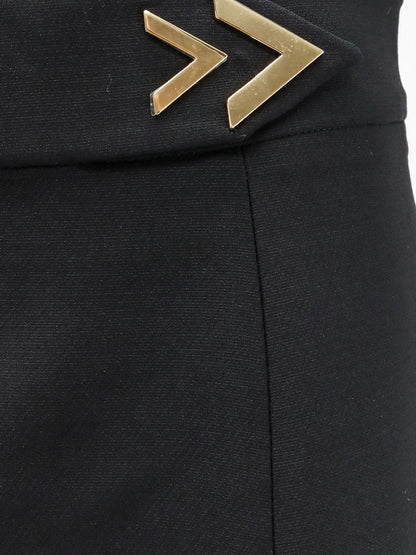 Valentino Crepe Couture Midi Skirt