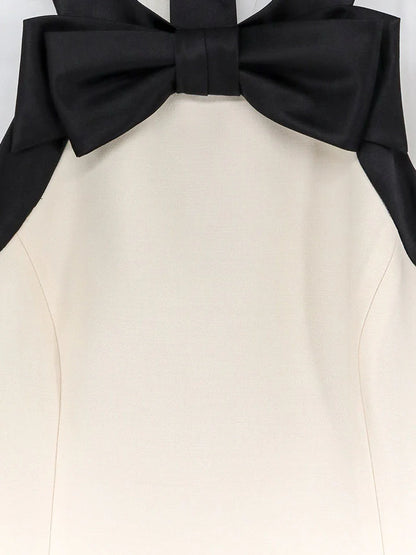 VALENTINO - Mini dress with bow detail