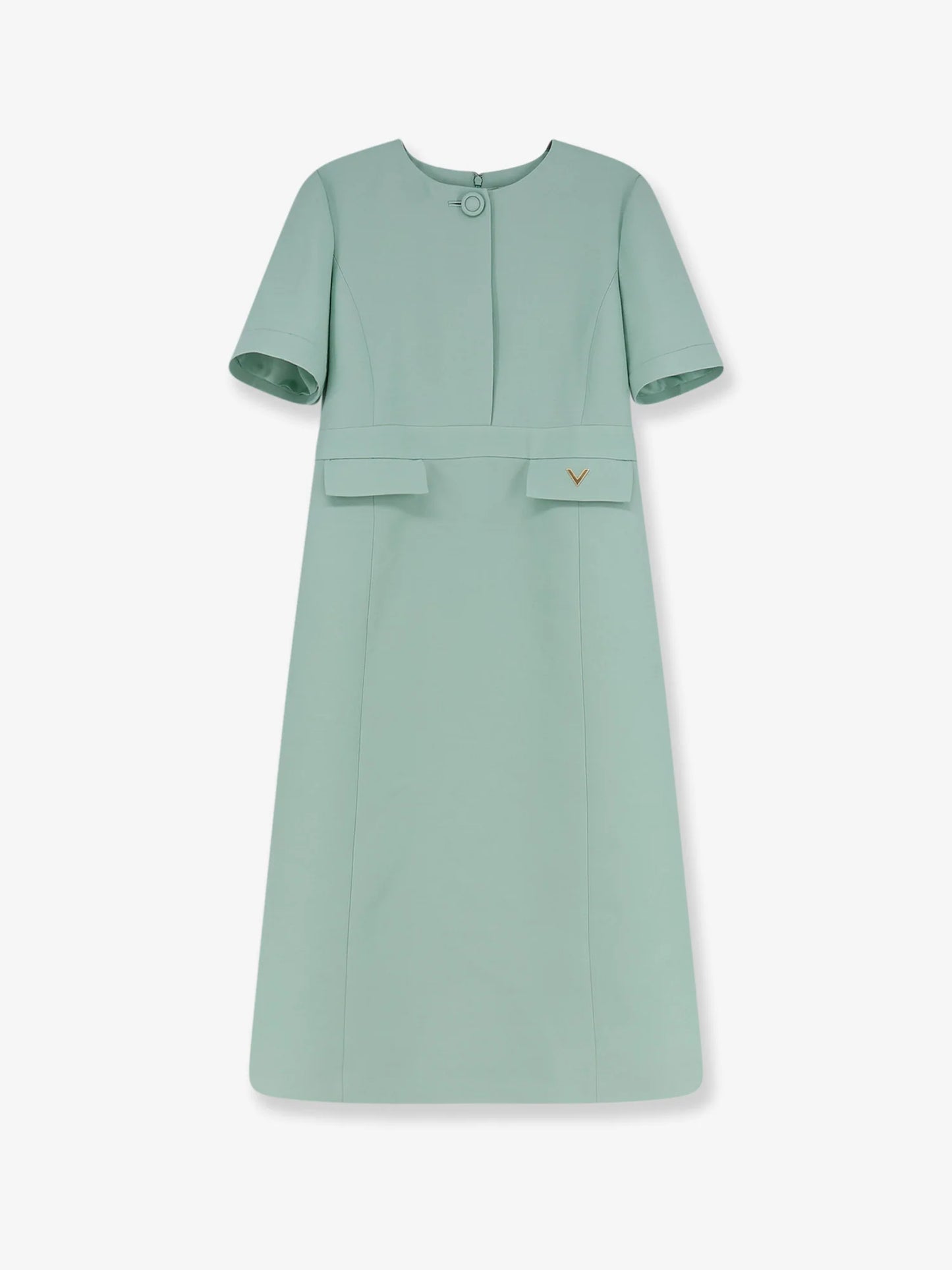 Valentino Crepe Couture Midi Dress