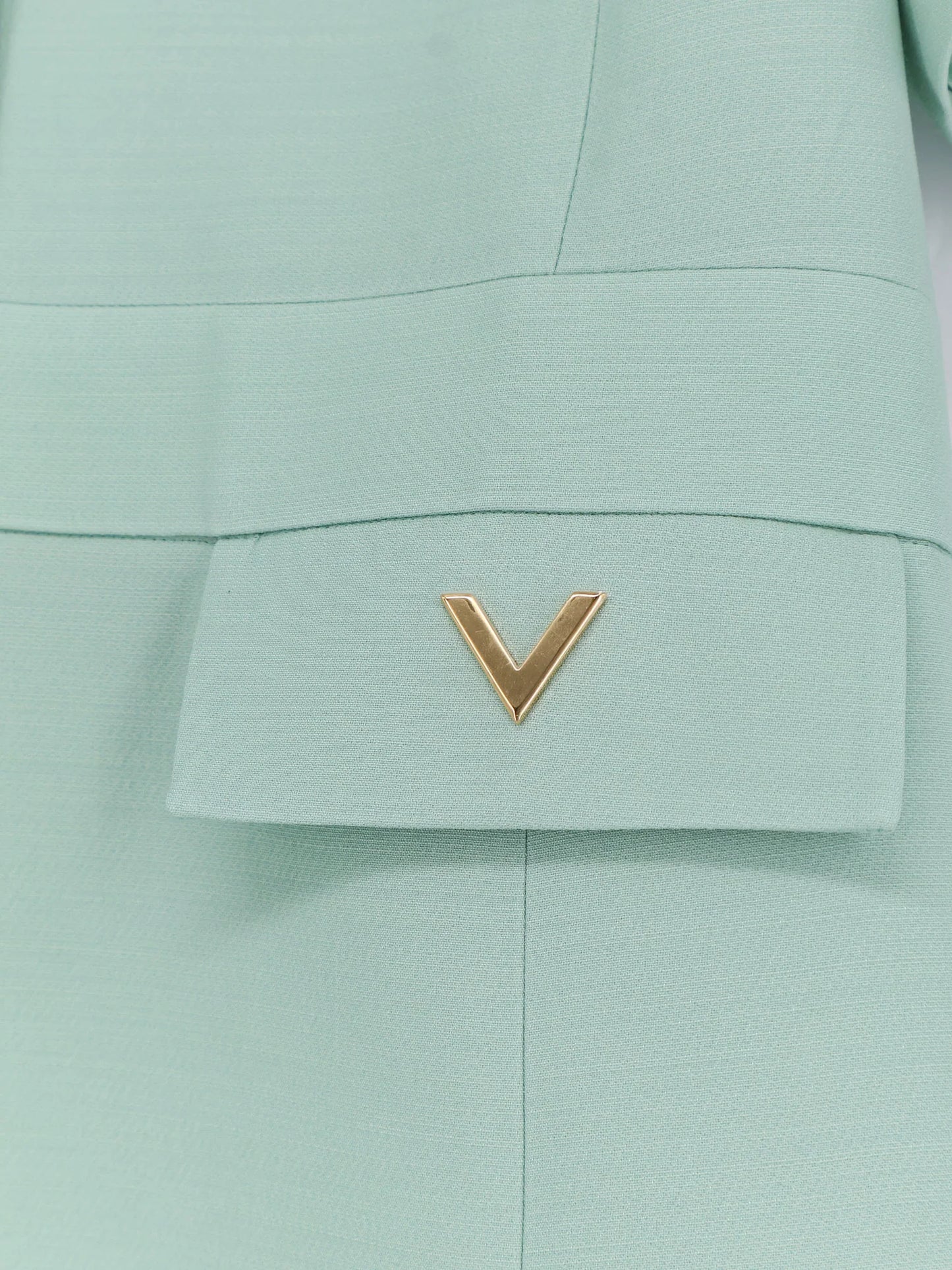 Valentino Crepe Couture Midi Dress