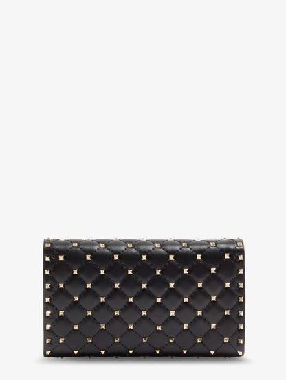 VALENTINO GARAVANI - Rockstud Spike leather crossbody bag with iconic all-over studs