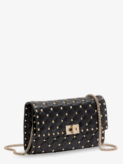 VALENTINO GARAVANI - Rockstud Spike leather crossbody bag with iconic all-over studs