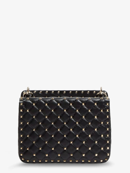 VALENTINO GARAVANI - Rockstud Spike leather crossbody bag with iconic all-over studs