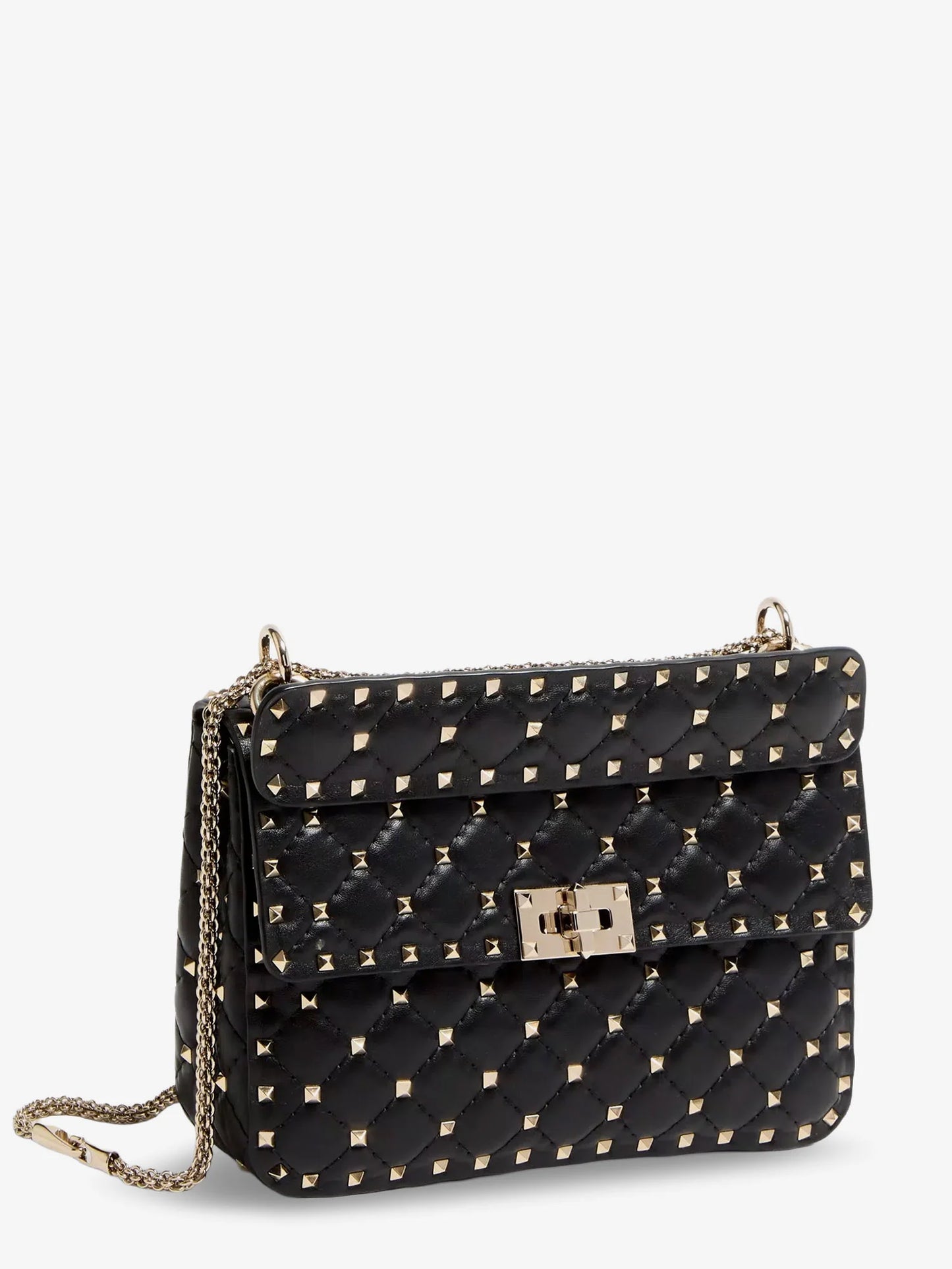 VALENTINO GARAVANI - Rockstud Spike leather crossbody bag with iconic all-over studs