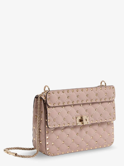 VALENTINO GARAVANI - Rockstud Spike leather crossbody bag with iconic all-over studs
