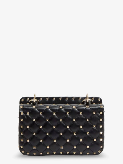 VALENTINO GARAVANI - Rockstud Spike leather shoulder bag with iconic all-over studs