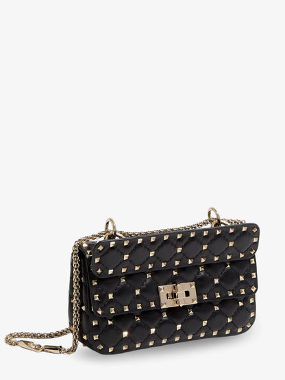 VALENTINO GARAVANI - Rockstud Spike leather shoulder bag with iconic all-over studs