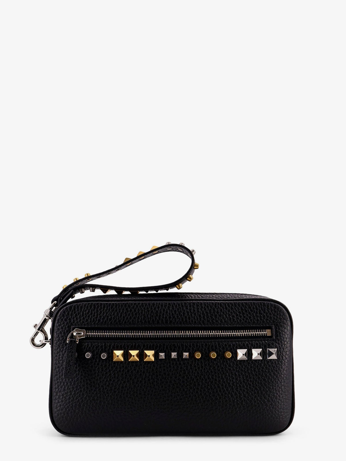 Valentino Garavani Valentino Garavani leather clutch - Nero