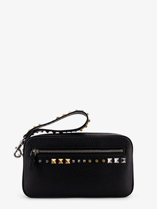 Valentino Garavani Valentino Garavani leather clutch - Nero