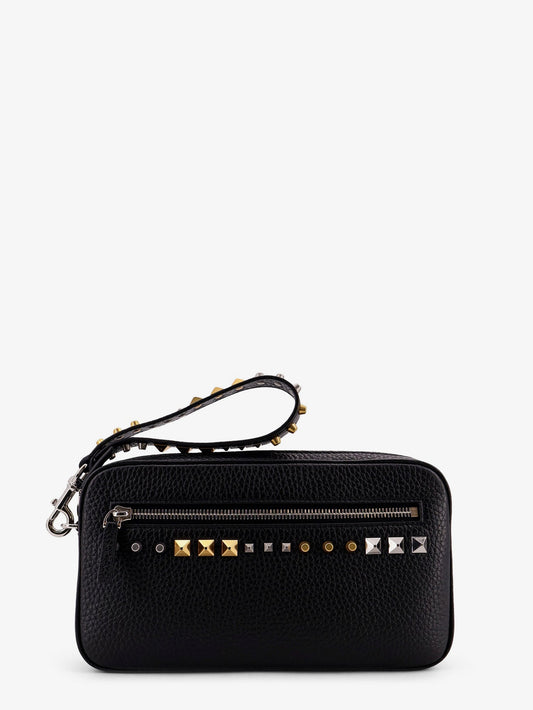 Valentino Garavani Valentino Garavani leather clutch - Nero