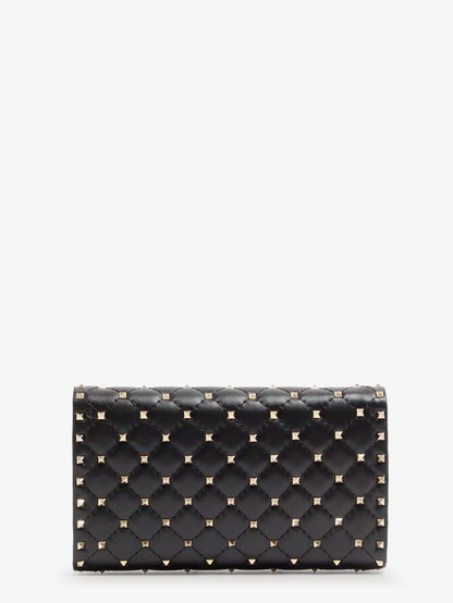 VALENTINO GARAVANI - Rockstud Spike leather shoulder bag with iconic all-over studs