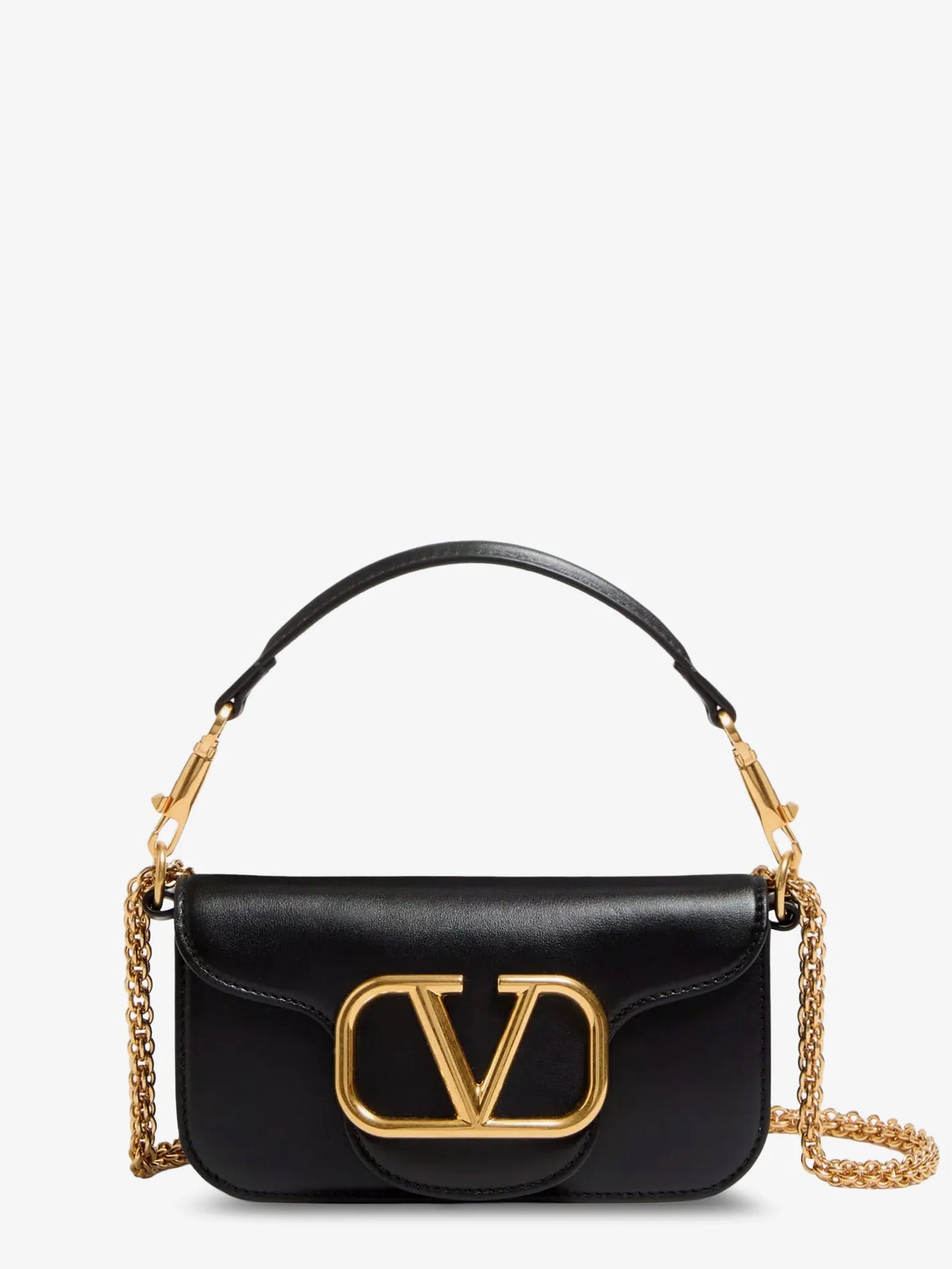 VALENTINO GARAVANI - Locò leather shoulder bag