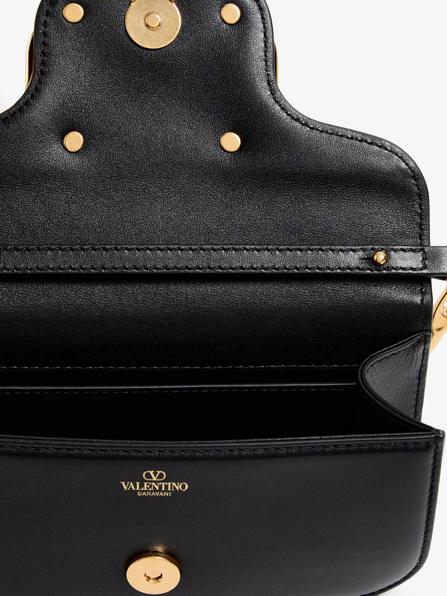 VALENTINO GARAVANI - Locò leather shoulder bag