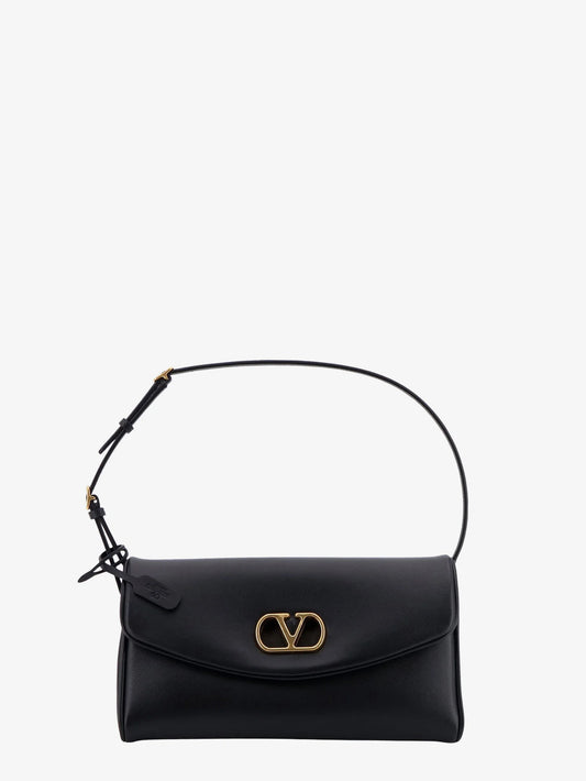 Valentino Garavani Devain Leather Shoulder Bag