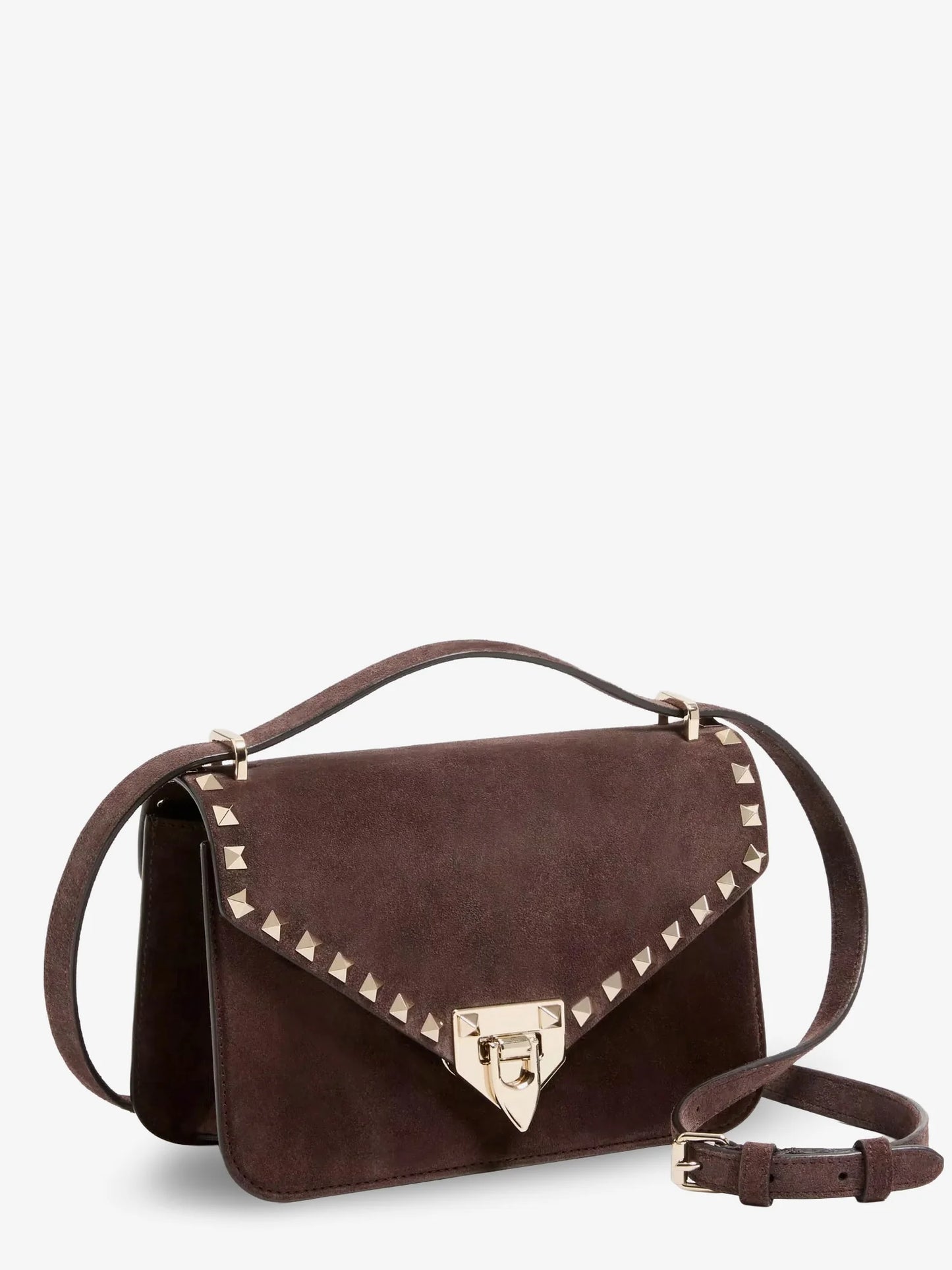 VALENTINO GARAVANI - Rockstud suede crossbody bag