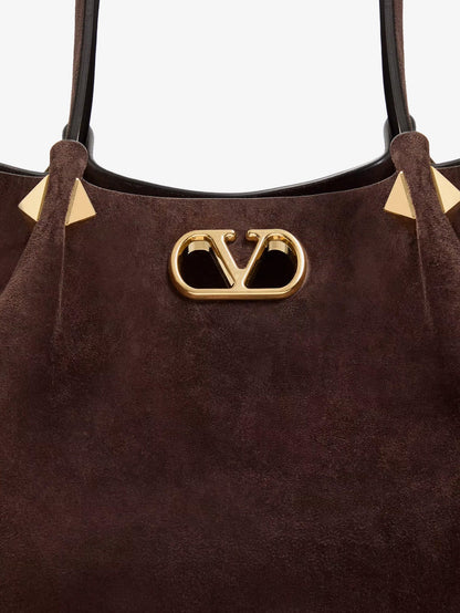 VALENTINO GARAVANI - Suede shoulder bag