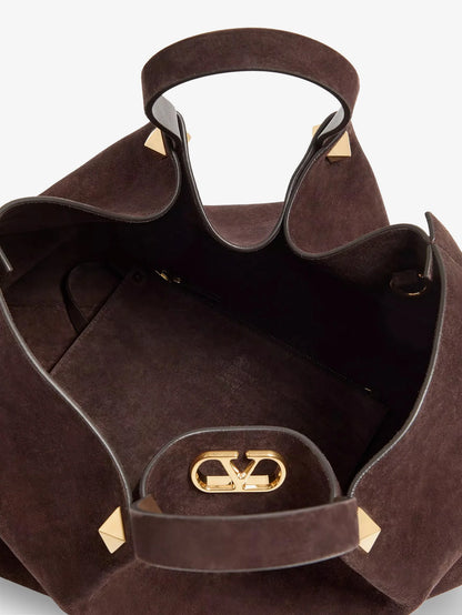 VALENTINO GARAVANI - Suede shoulder bag