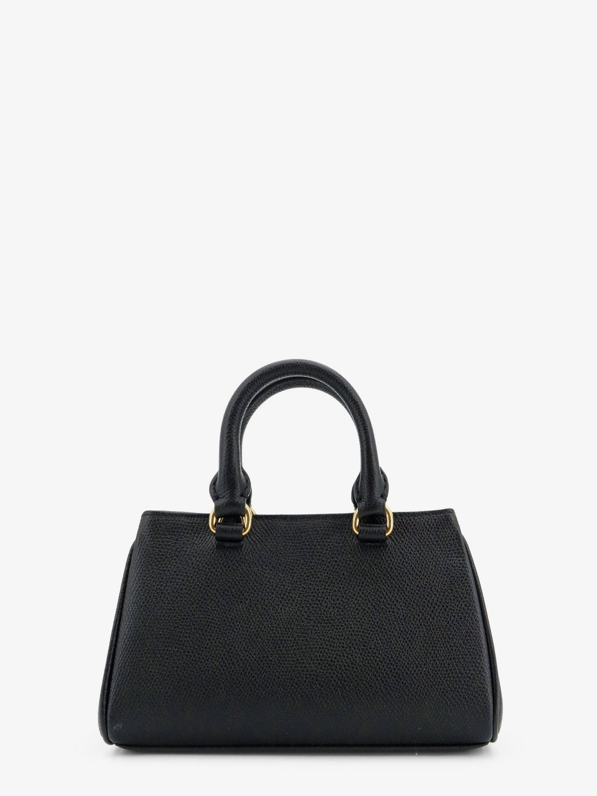 Valentino Garavani VLogo Signature Mini Leather Handbag - Nero