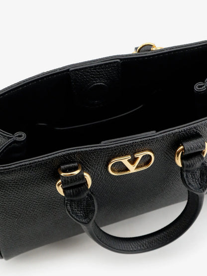 Valentino Garavani V Logo Signature Mini Leather Handbag