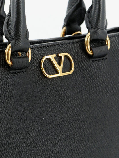 Valentino Garavani V Logo Signature Mini Leather Handbag