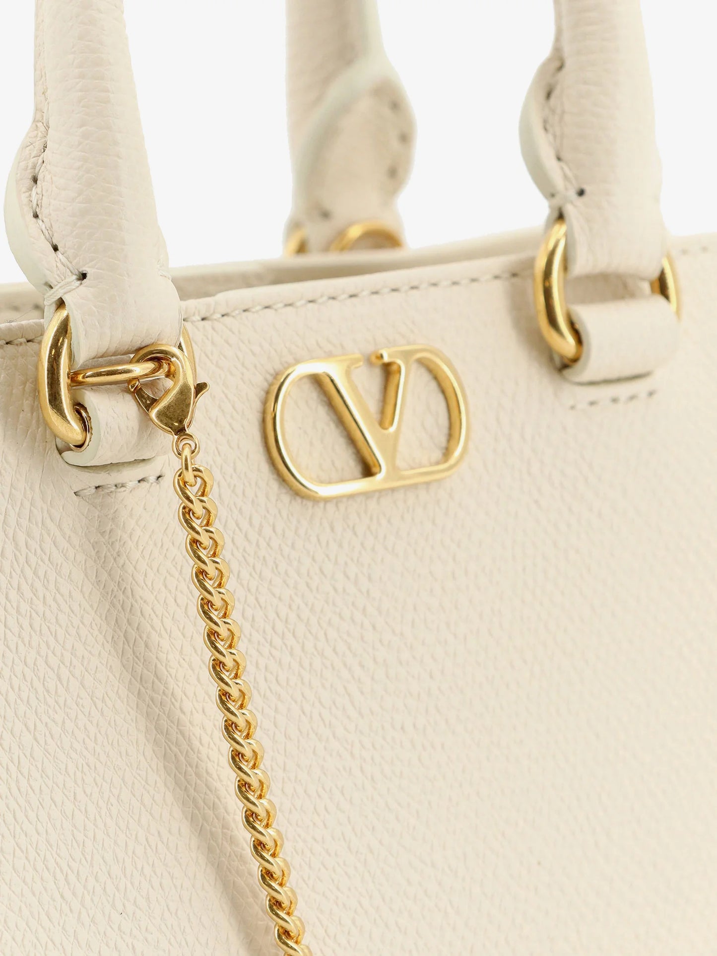 Valentino Garavani V Logo Signature Mini Leather Handbag
