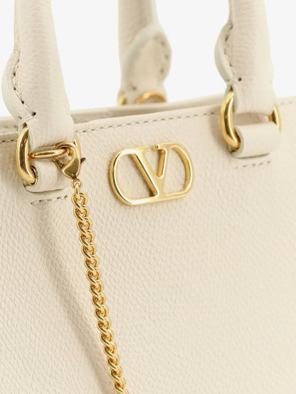 Valentino Garavani V Logo Signature Mini Leather Handbag