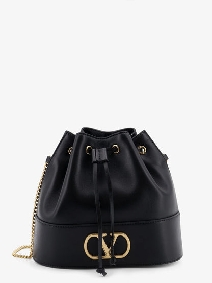 VALENTINO GARAVANI - VLogo Signature Leather Bucket Bag