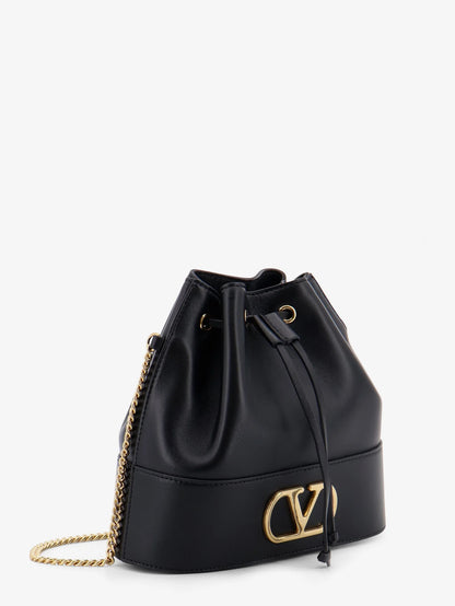 VALENTINO GARAVANI - VLogo Signature Leather Bucket Bag