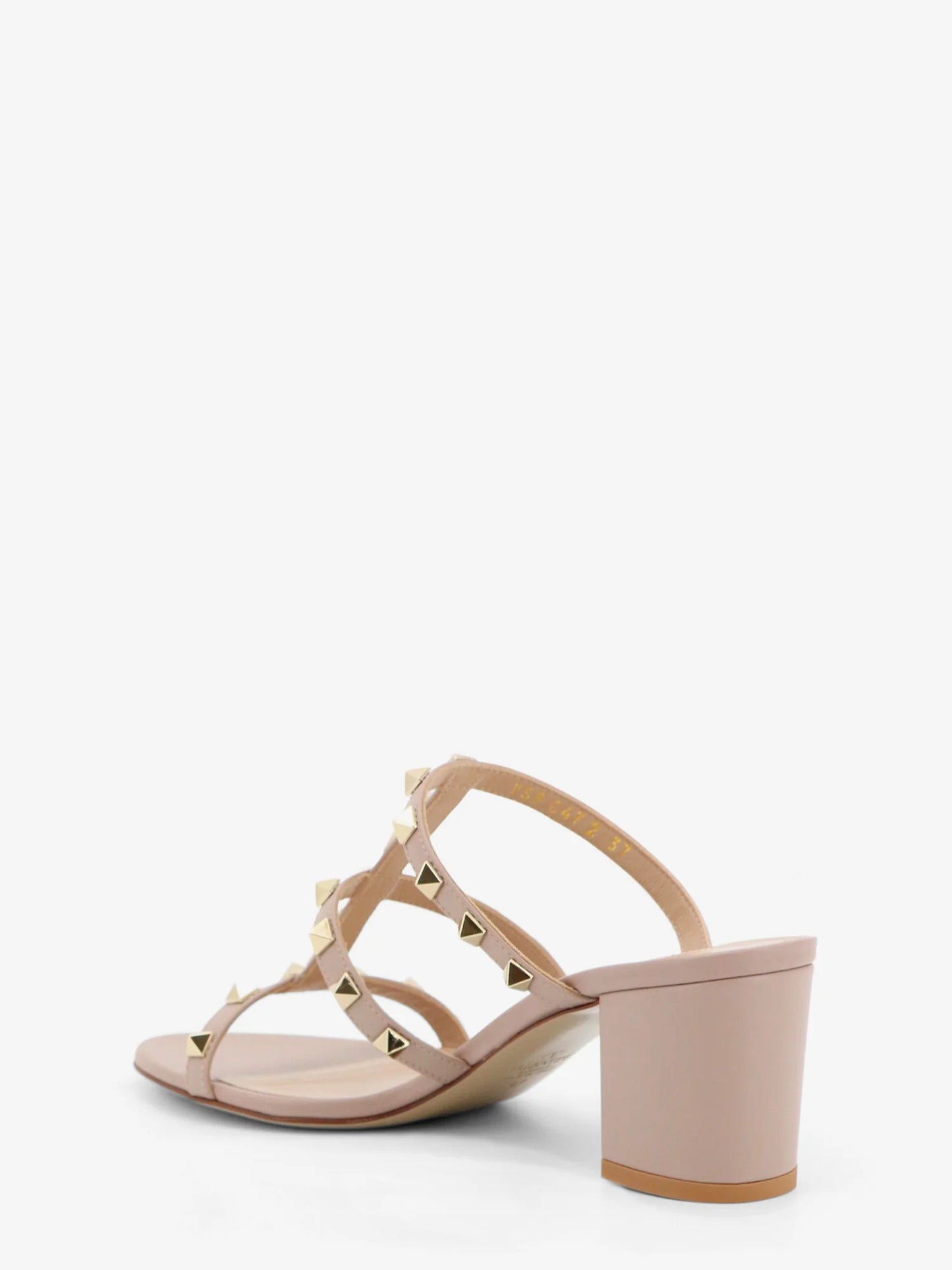 Valentino Garavani Rockstud Leather Sandals With Iconic All Over Studs