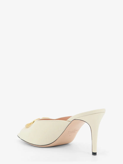 Valentino Garavani V Logo Signature Leather Sandals