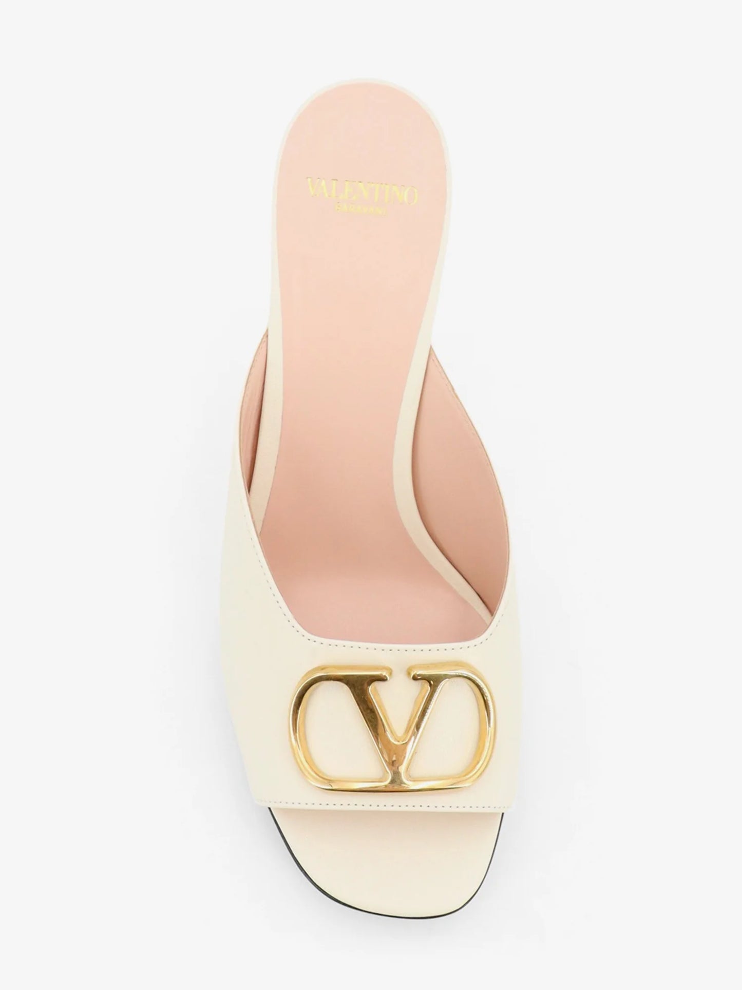 Valentino Garavani V Logo Signature Leather Sandals
