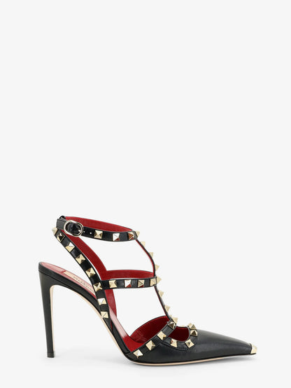 VALENTINO GARAVANI - Rockstud leather pumps with iconic studs