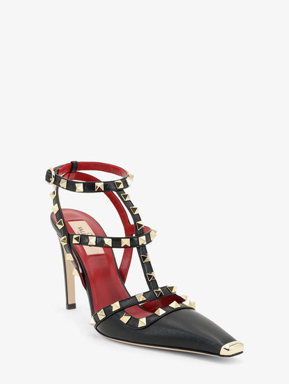 VALENTINO GARAVANI - Rockstud leather pumps with iconic studs