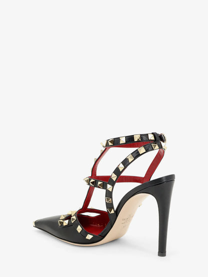 VALENTINO GARAVANI - Rockstud leather pumps with iconic studs