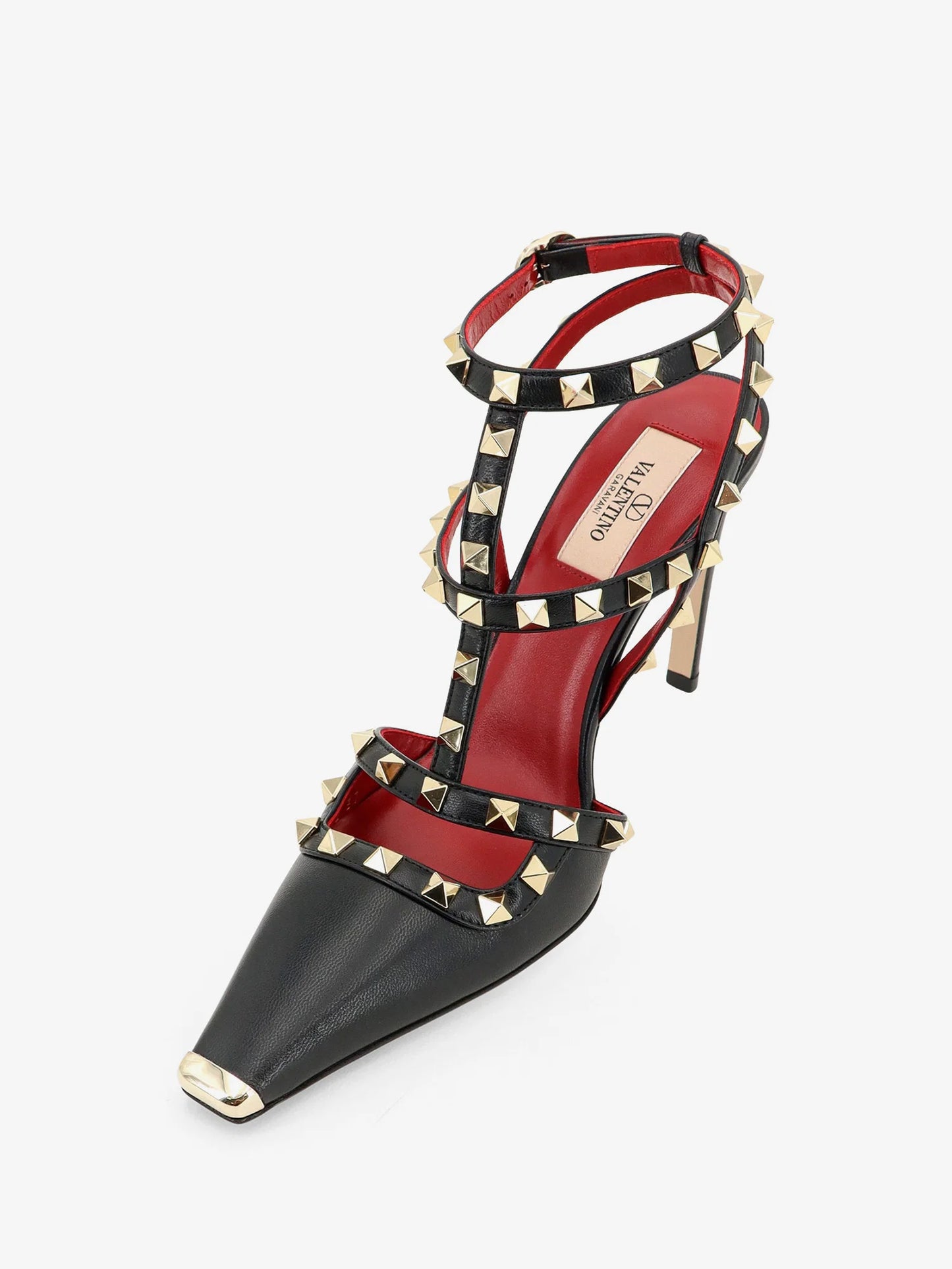 VALENTINO GARAVANI - Rockstud leather pumps with iconic studs