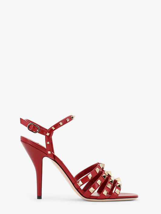 Valentino Garavani Rockstud Leather Sandals With Iconic All Over Studs
