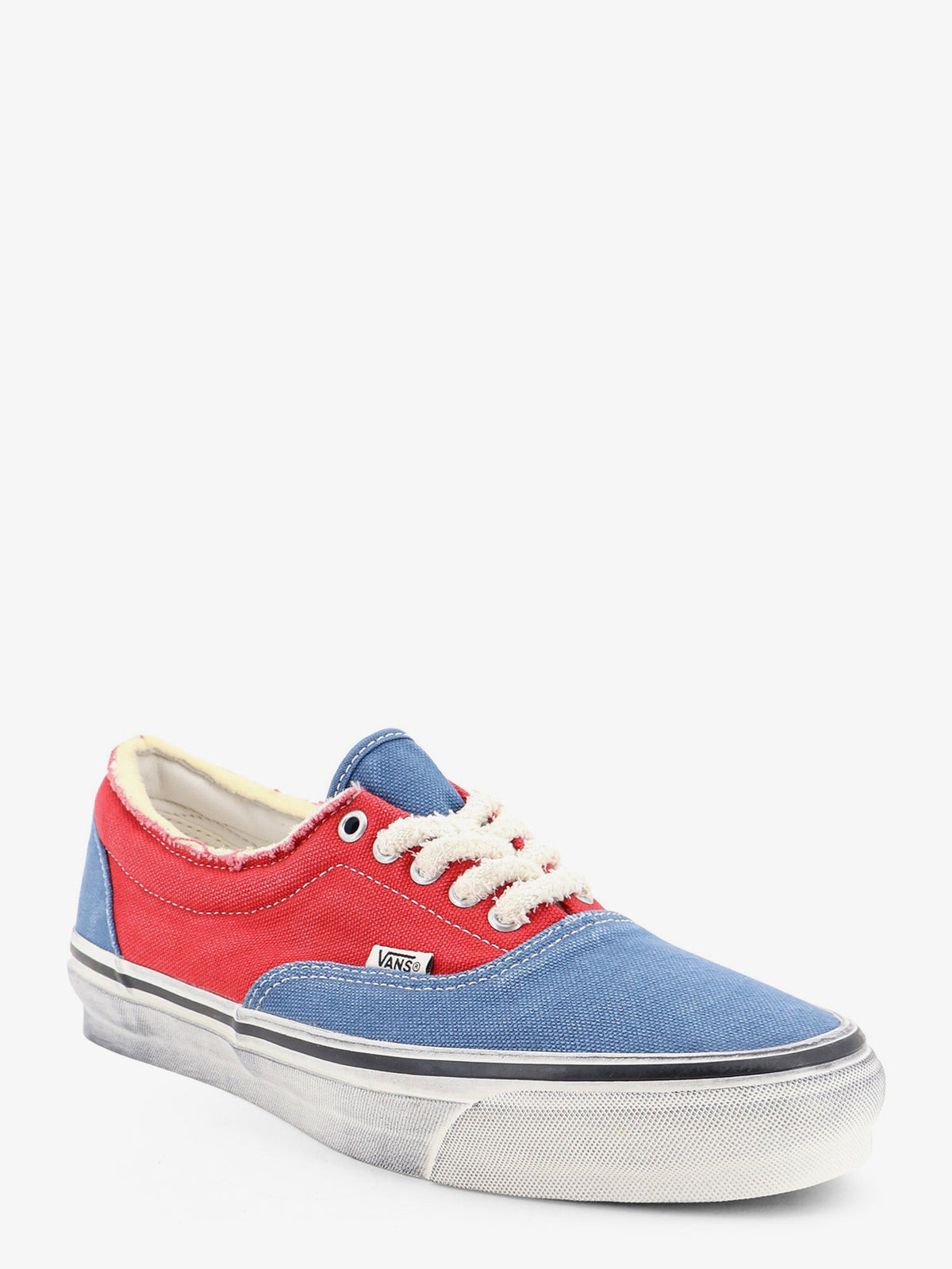 Vans OTW Era 95 DST canvas sneakers with raw cut profile - Navyred